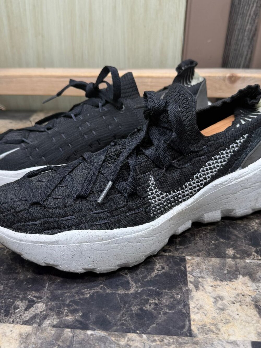 Nike Space Hippie 04 Black Smoke Grey Women's Size 10 DA2725-001 (NO INSOLE)